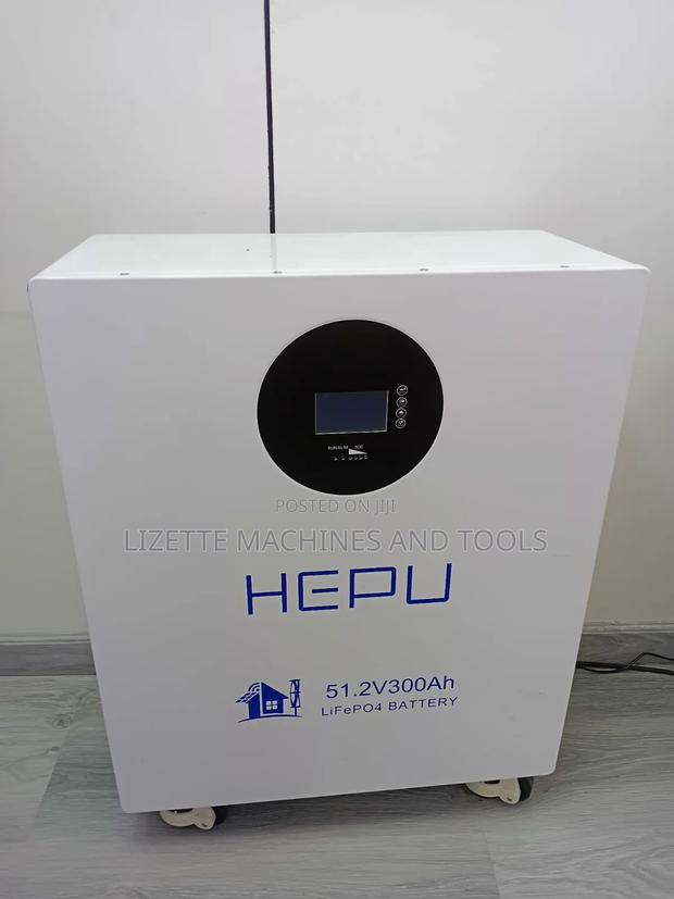 Hepu 15kwh 300ah Lifepo4 Battery 51.2v