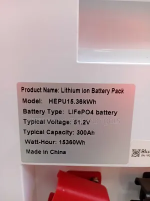 Hepu 15kwh 300ah Lifepo4 Battery 51.2v