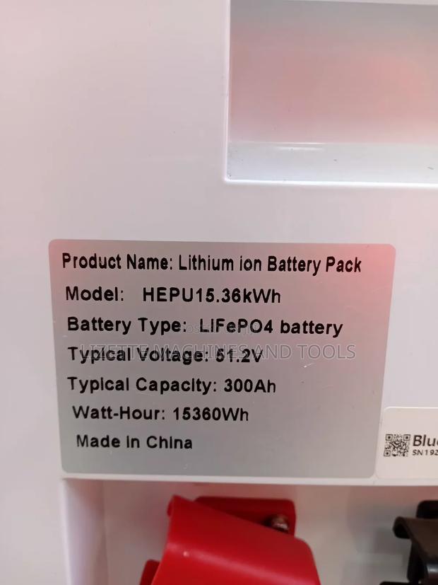 Hepu 15kwh 300ah Lifepo4 Battery 51.2v - thumbnail 4