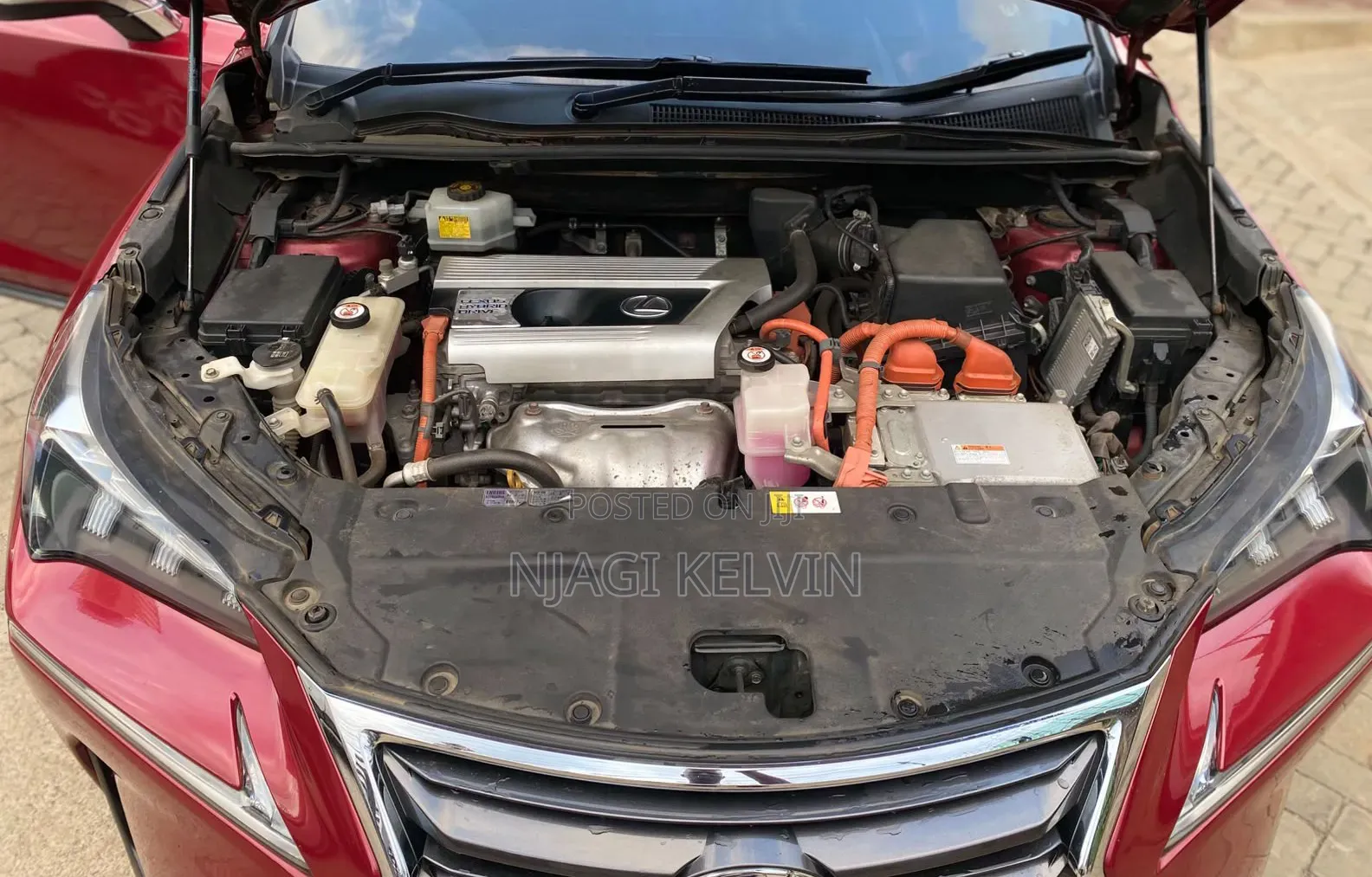 Lexus NX 300h AWD 2016 Red