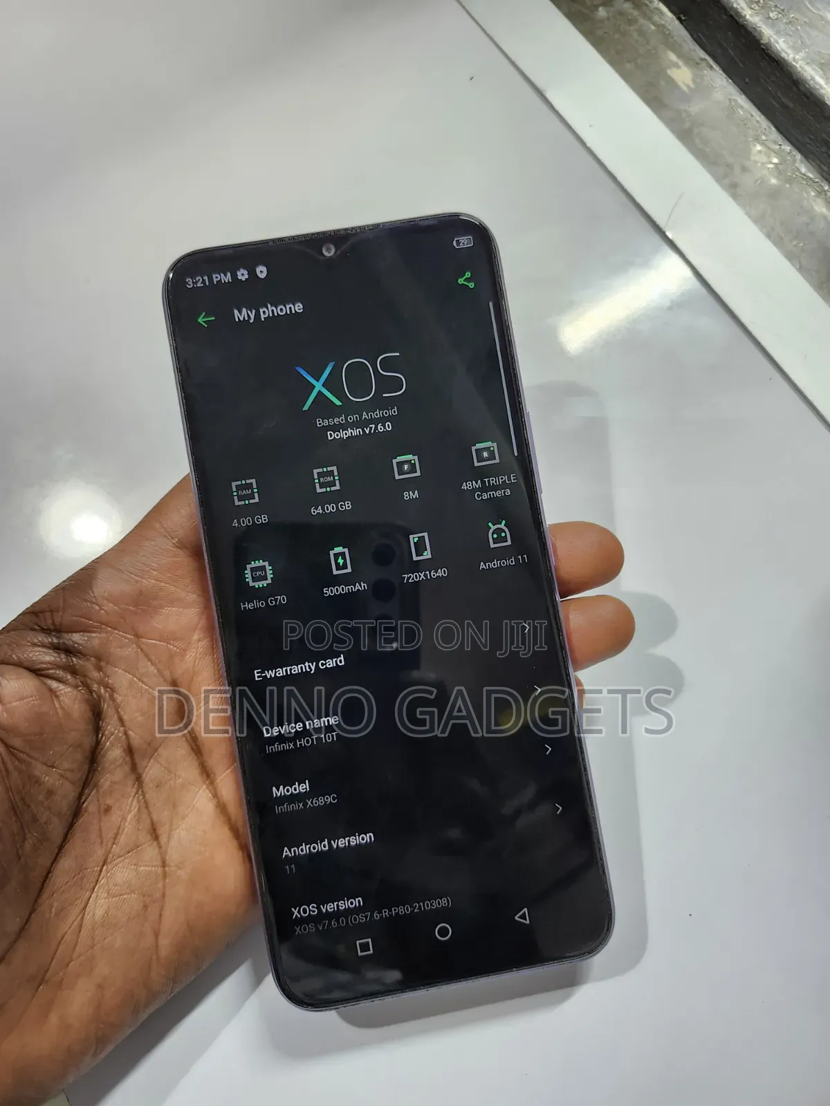Infinix Hot 10T 64 GB Blue