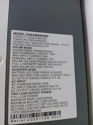 Hepu 6.2kwh Hybrid Inverter