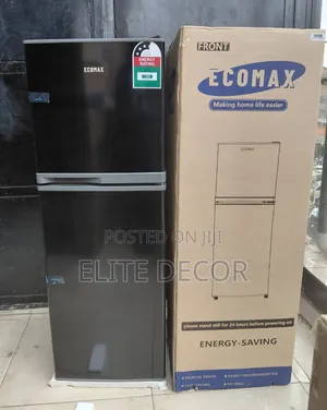 Ecomax 138 Litres Dark Silver Double Door Refrigerator Direct Cool