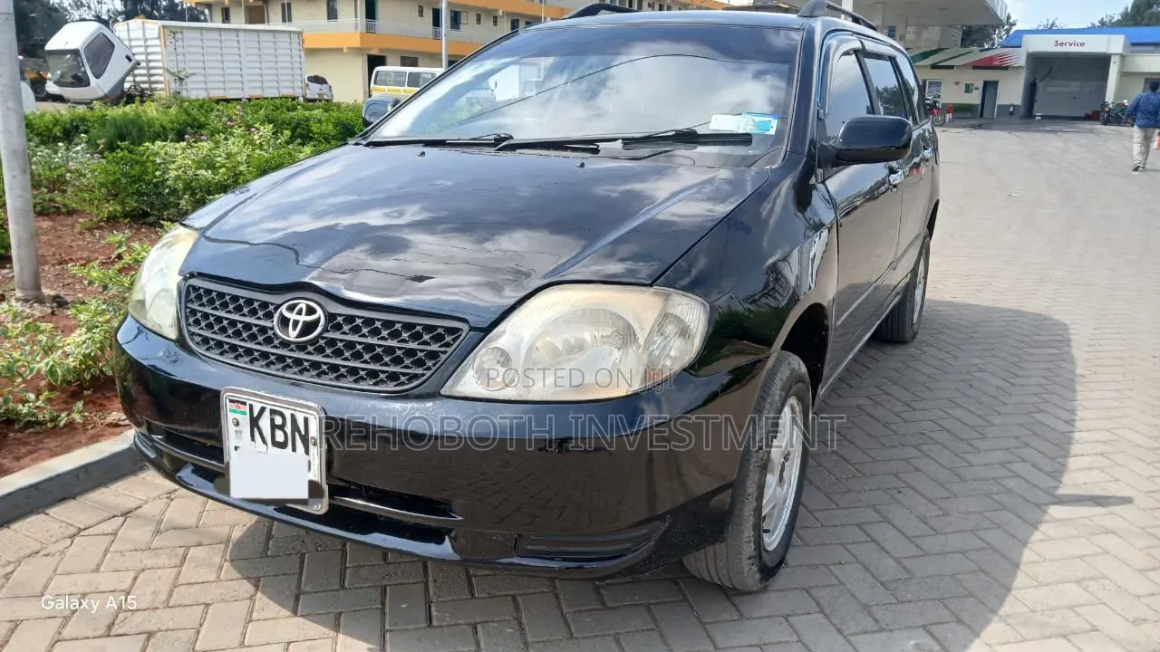 Toyota Corolla Fielder 2004 Black