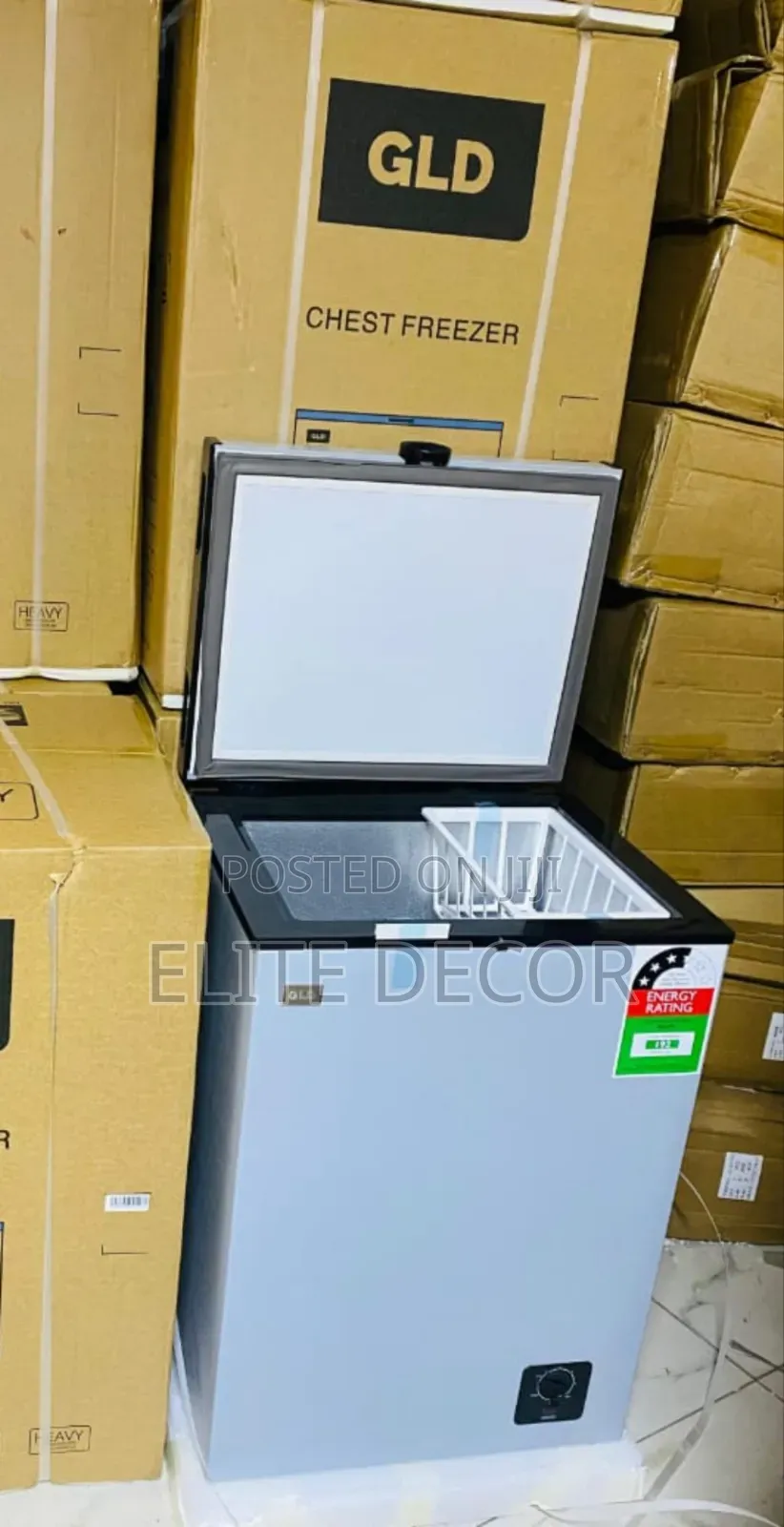 GLD 109l Chest Freezer – Compact Deep Freezer, Fast Cooling