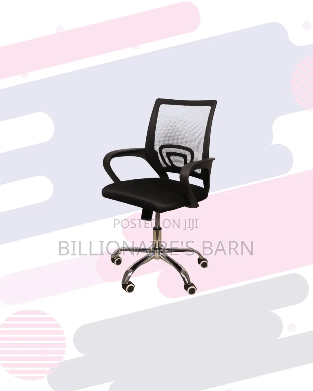 Secretarial Mesh Chair Ergonomic Design for Cool Breathable Comfort
