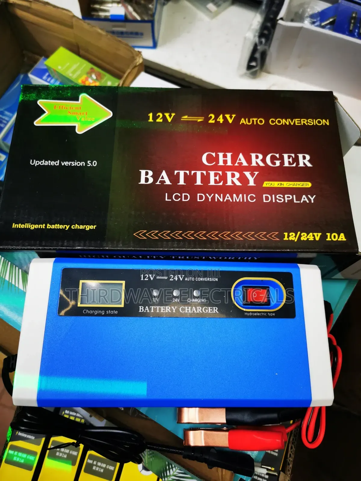 Modern 12v/24v 10a Automotive Battery Charger Fe2