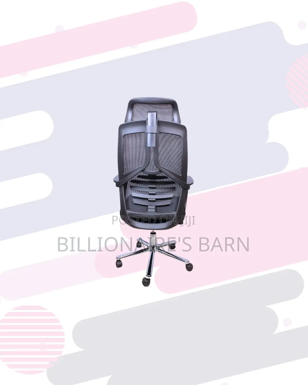 High Back Mesh Office Chair Support for Cool Breathable Comfort