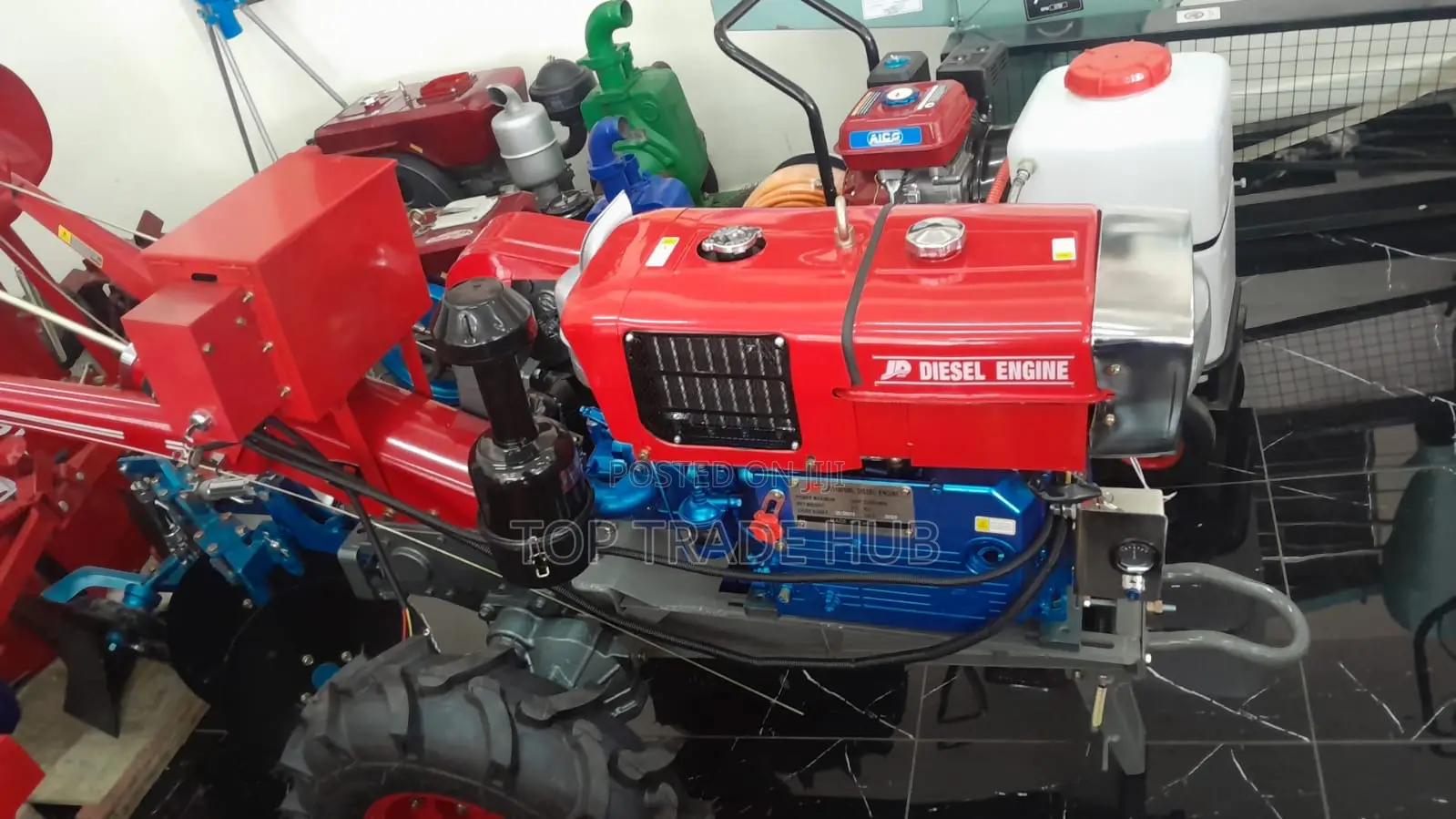 Heavy Duty Jd Diesel Walking Tractor 16hp Engine(With Accessories)