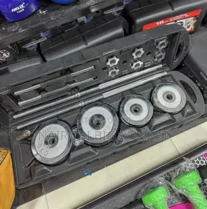 Adjustable 50kg Chrome Dumbbell