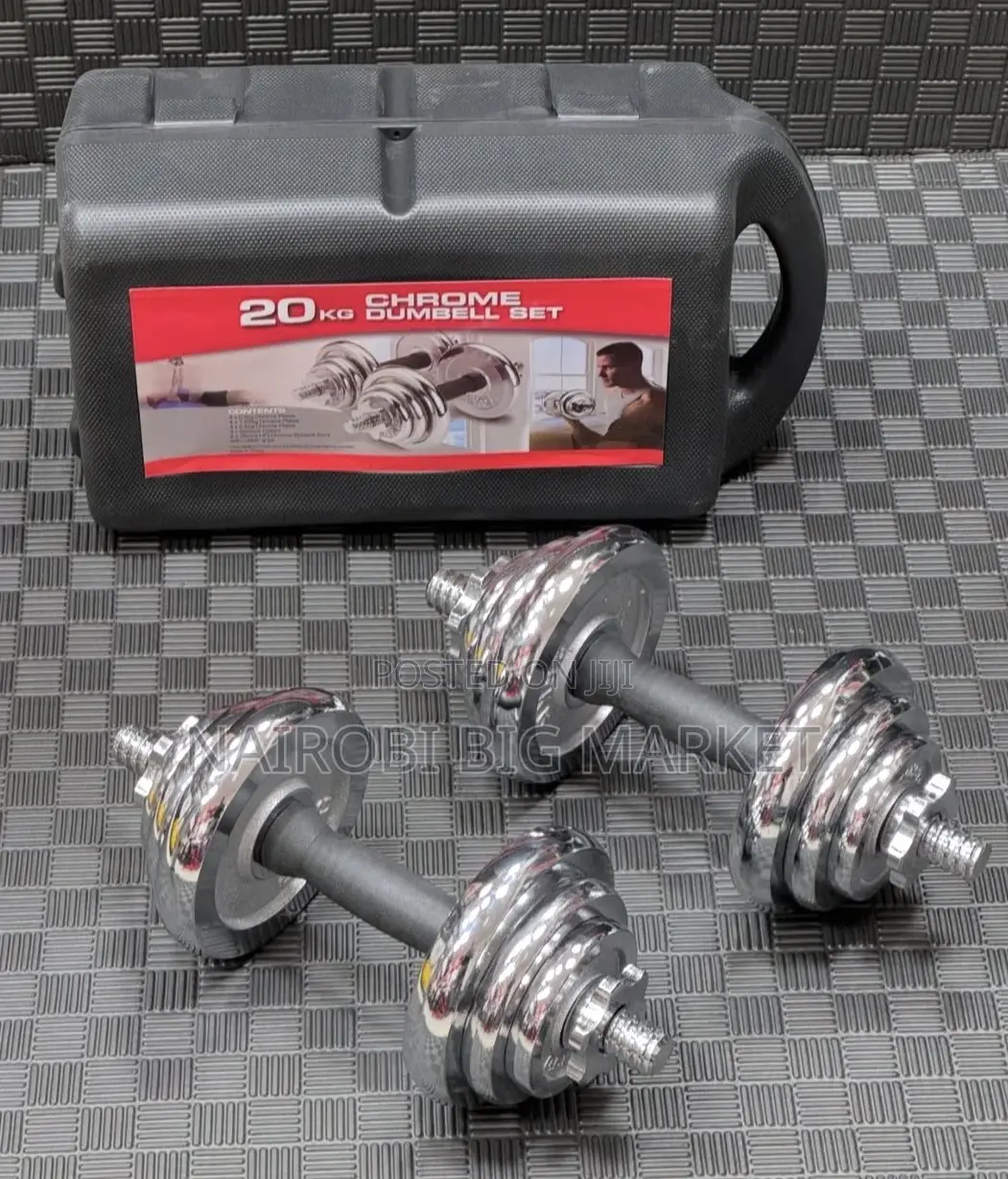 Adjustable 20kg Chrome Dumbbell