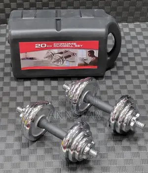 Adjustable 20kg Chrome Dumbbell