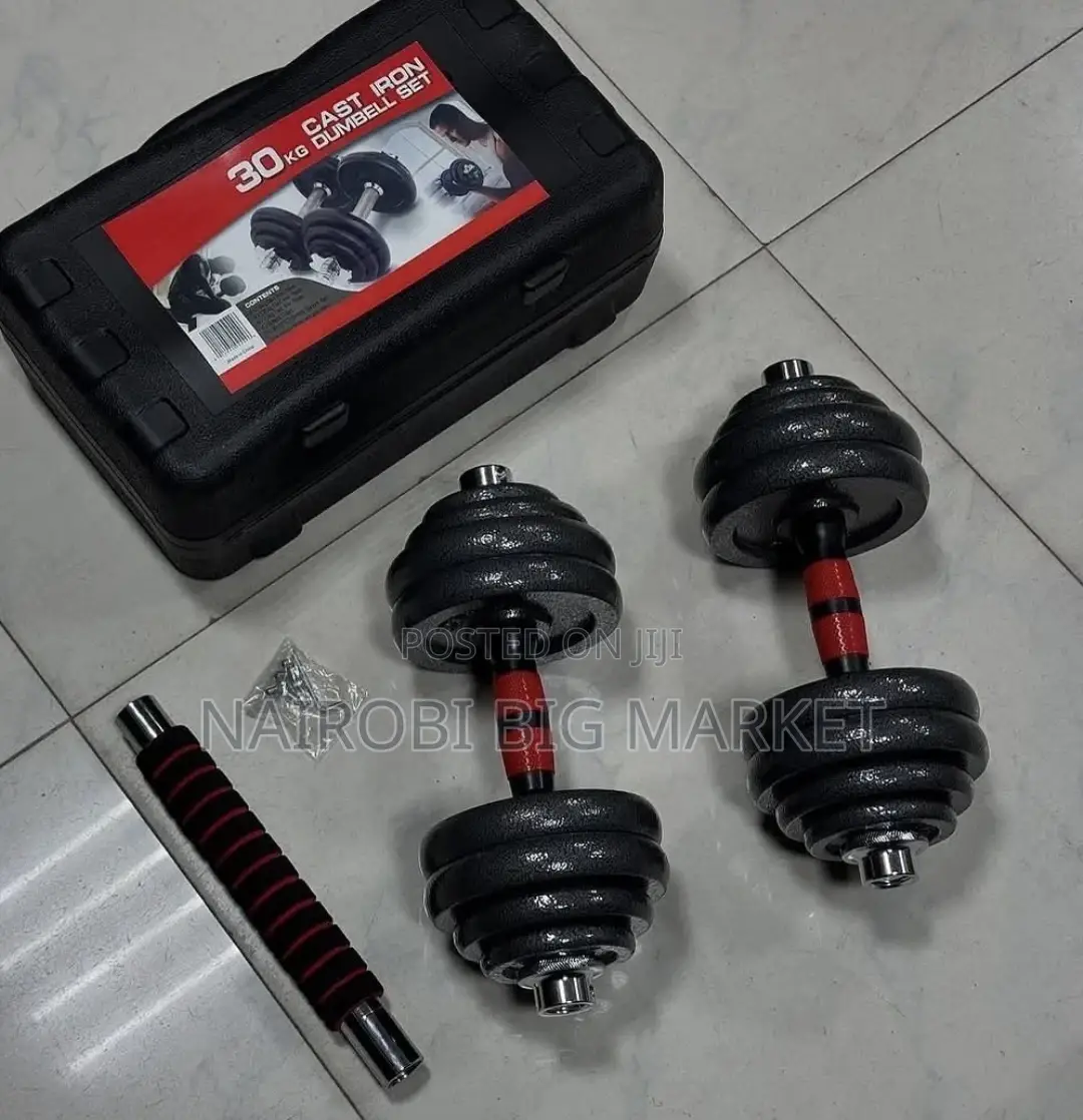 Adjustable 30kg Chrome Dumbbell