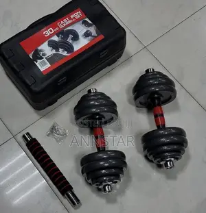 Adjustable 30kg Chrome Dumbbell