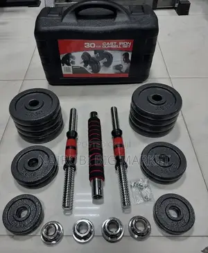 Adjustable 30kg Chrome Dumbbell