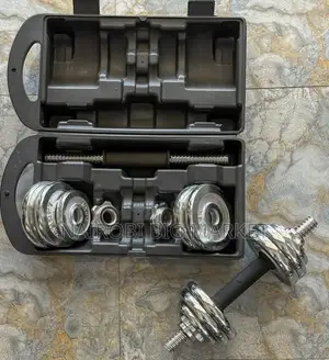 Adjustable 15kg Chrome Dumbbell