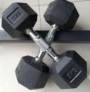 5kg Hexagonal Dumbbell