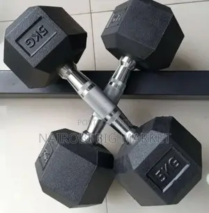 5kg Hexagonal Dumbbell