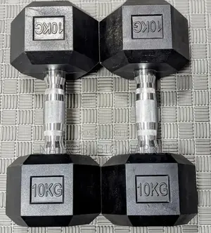 10kg Hexagonal Dumbbell
