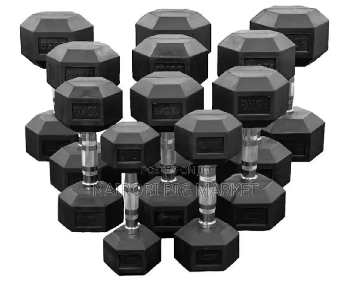 30kg Hexagonal Dumbbell