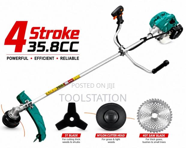 Gasoline Brush Cutter 4 Stroke Engine Heavy Duty With Accessories