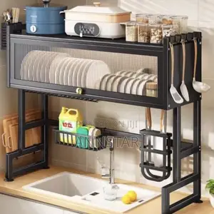 Best Quality 1 Layer Over The Sink With Glass Acrylic Cover Size 65cm