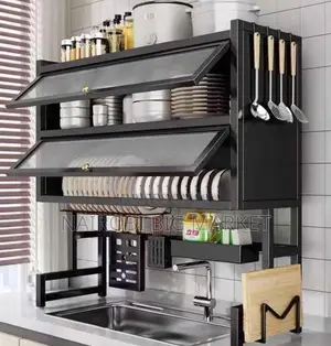 Best Quality 1 Layer Over The Sink With Glass Acrylic Cover Size 65cm