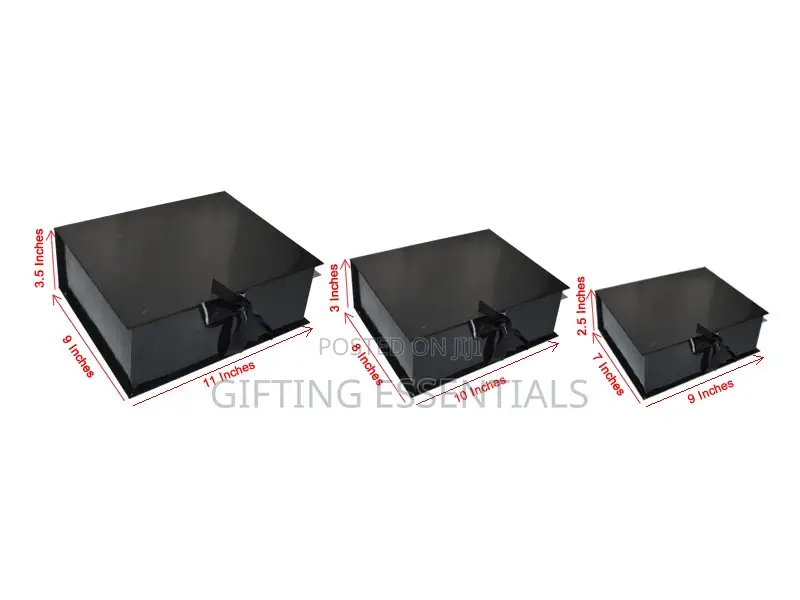 3-in-1 Premium Nesting Gift Box Set (Large, Medium Small)