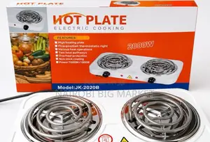 3 Pin Double Hot Plate Electric Coil Cooker