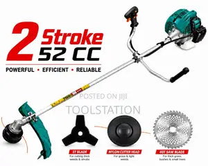 Brush Cutter 2 Stroke Gasoline 52cc 2000w With Accessories