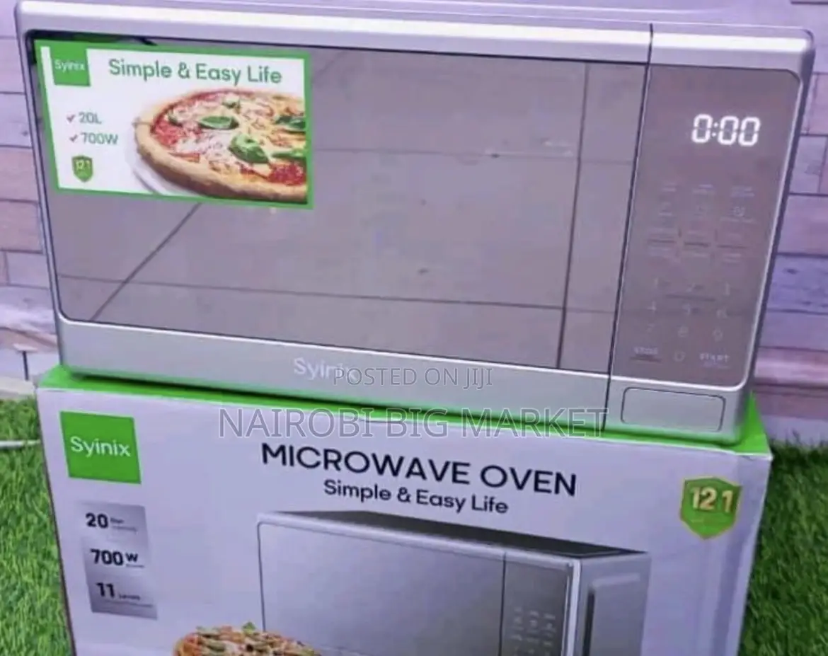 Syinix Digital Microwave 20l. Silver Black
