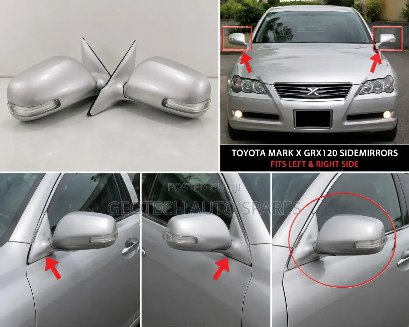 Mark X Grx120 Sidemirrors