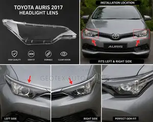Auris 2017 Headlight Lens