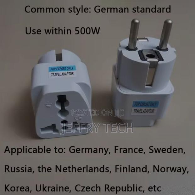Universal Us Eu Au to German Standard Plug Adapter