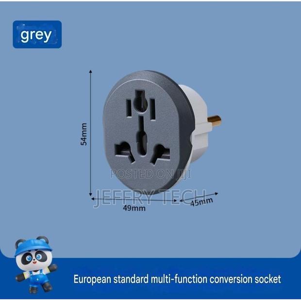 Universal Us Eu Au To German Standard Plug Adapter - thumbnail 2