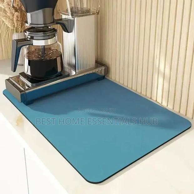 *Super Absorbent Nonslip Drain Dish Drying Mat