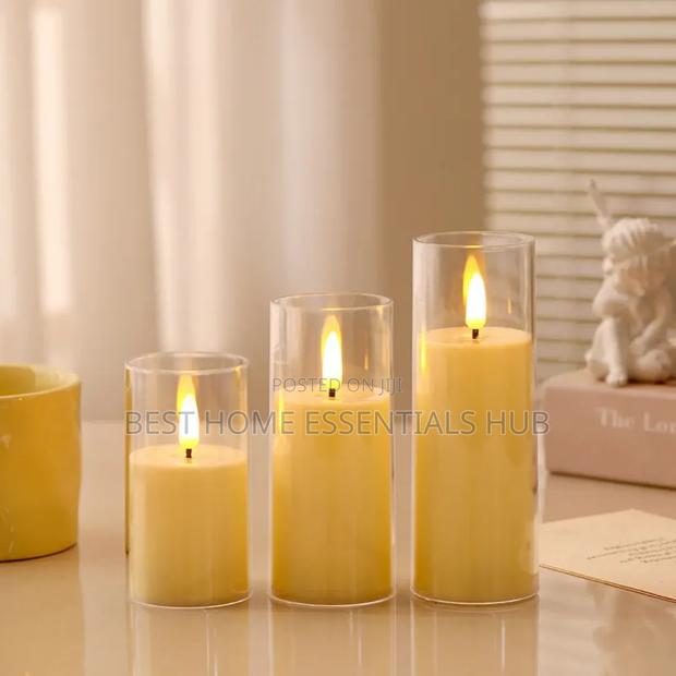 *3pcs Set Led Candles With Remote - thumbnail 2