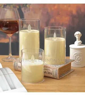 *3pcs Set Led Candles With Remote