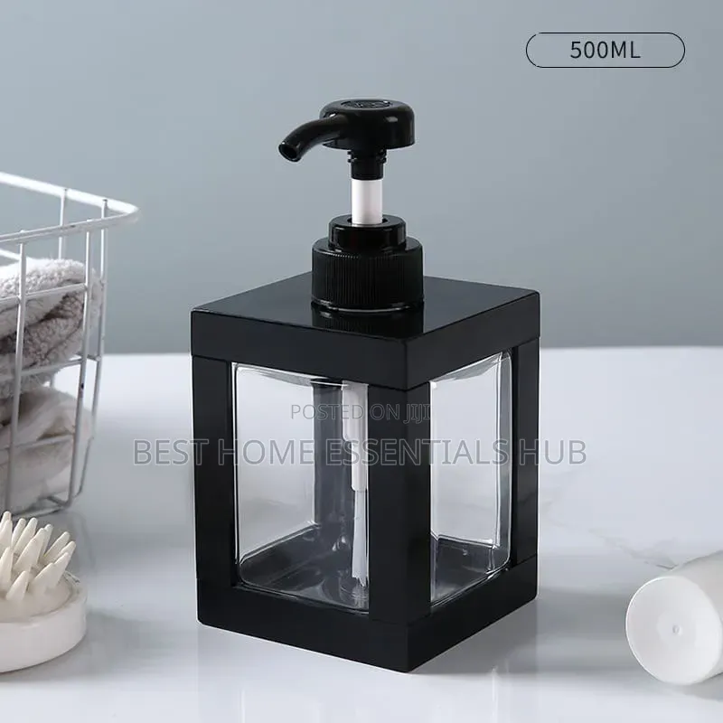 *Luxury Square Shampoo Lotion Soap Dispenser 500mls