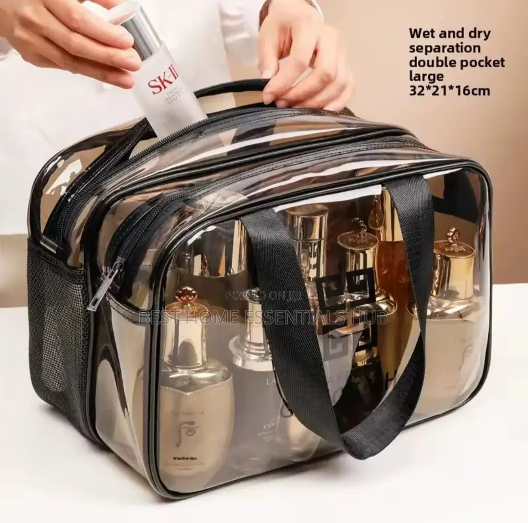 *Travel Portable Cosmetic Bag-Waterproof