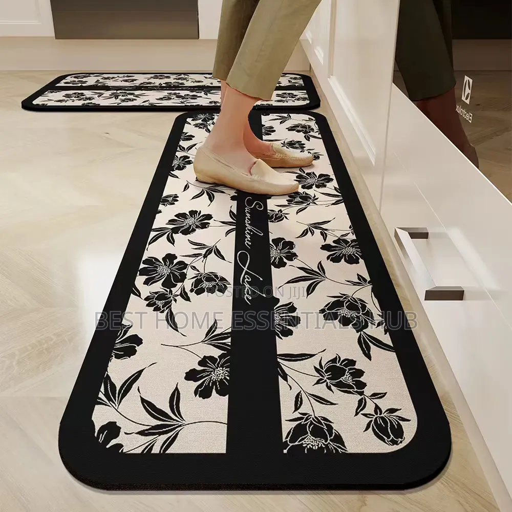 *Rubber Bottom Anti-slip Kitchen Mats-many Prints Available