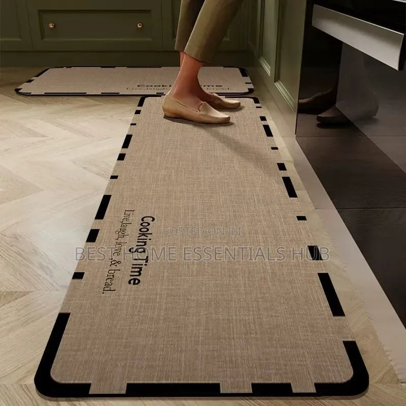 *Rubber Bottom Anti-slip Kitchen Mats-many Prints Available