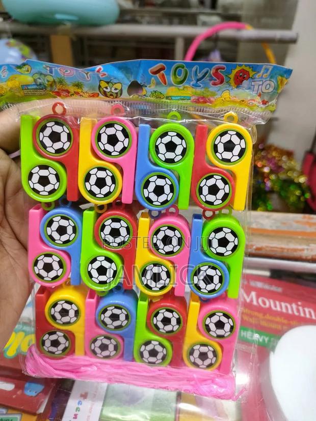 24pcs Plastic Whistles Pack Loud Sports Party Whistles Kenya - Jy