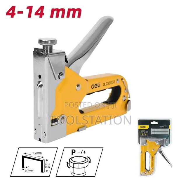Deli Heavy-Duty 4 - 10mm Staple Gun Edl238003 - thumbnail 2