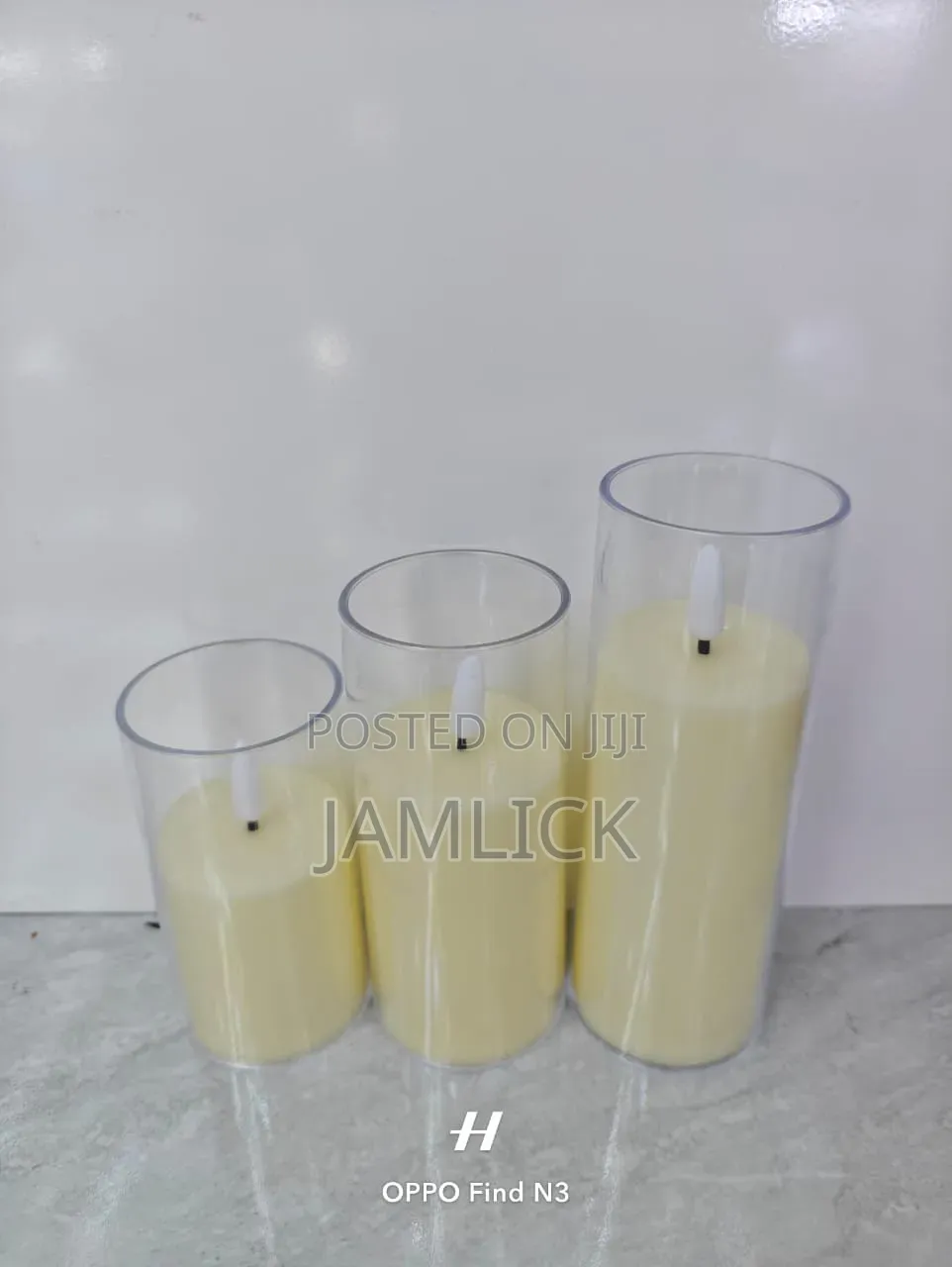 3pcs Led Flameless Candles Decorative Lights
- Cd