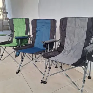 Heavy Duty Folding Portable Camping Chair Outdoor Seat - Gn