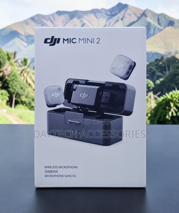 Dji Mic Mini 2 (2 Tx + 1 Standard Rx + Charging Case) Wireless Mic.