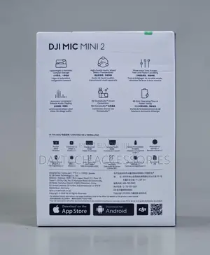Dji Mic Mini 2 (2 Tx + 1 Standard Rx + Charging Case) Wireless Mic.