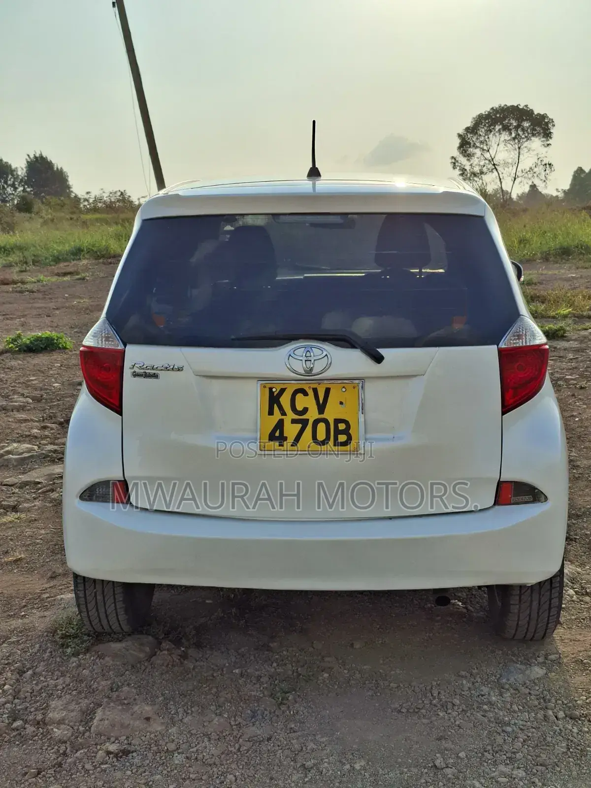 Toyota Ractis 2012 Pearl