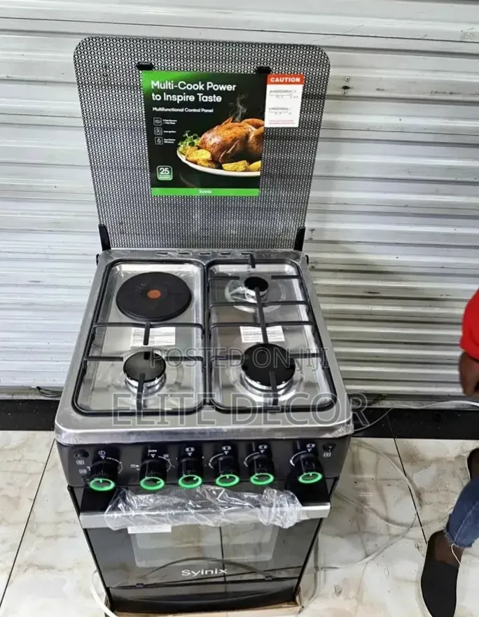 Syinix 50by 50 Standing Cooker With Electric Oven
Now Available